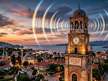 SaatKulesi Beş Vuruş — İşitsel Modu Görseli